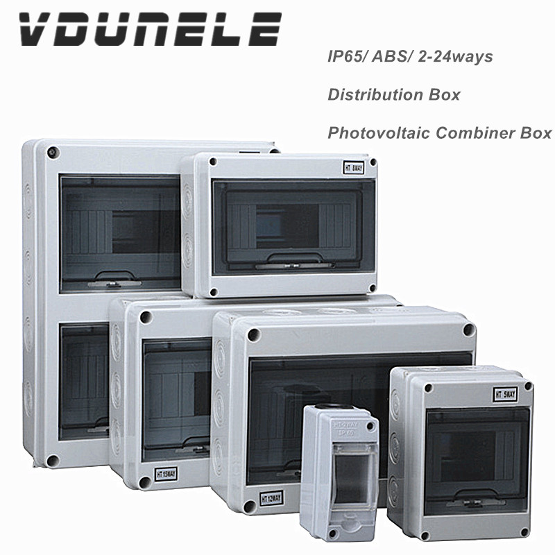 Outdoor Power Outlet Box - Kotak Distribusi IP65 untuk Pemutus DC