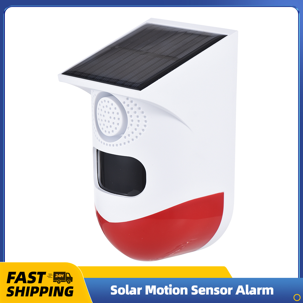 Outdoor Power Outlet Solar - Solar Alarm Sensor gerak luar ruangan