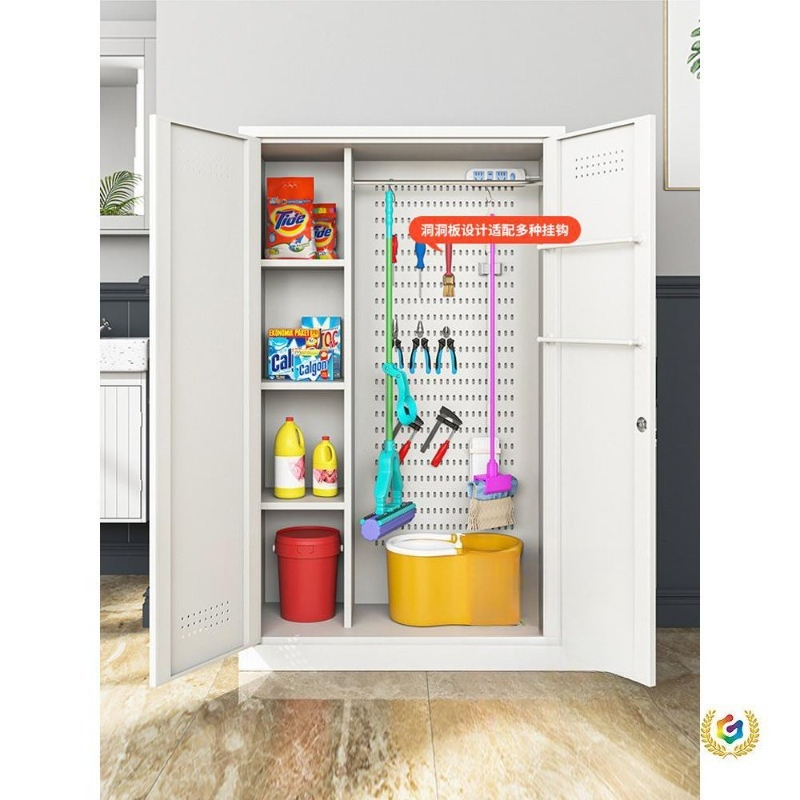 Lemari penyimpanan alat balkon - Outdoor Power Mop ulasan dan harga