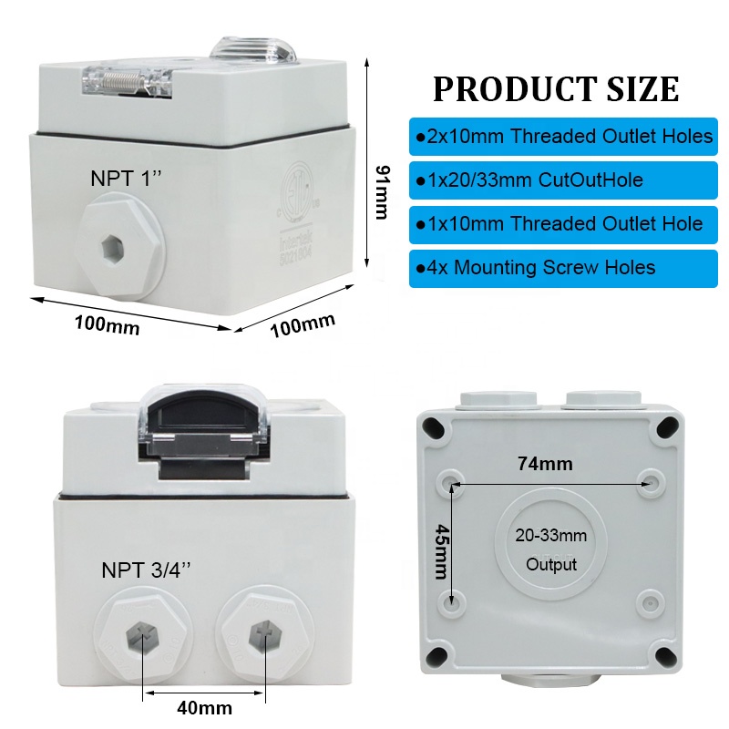Kotak Stopkontak Listrik RV Ge - Outdoor Power Receptacle Box ulasan dan harga
