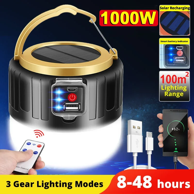 Lampu Kemah Tenaga Surya LED L - Outdoor Power Outlet Solar ulasan dan harga