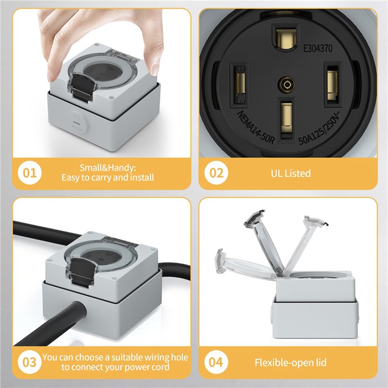Kotak Stopkontak Y17A 6X 50Amp - Outdoor Power Receptacle Box ulasan dan harga