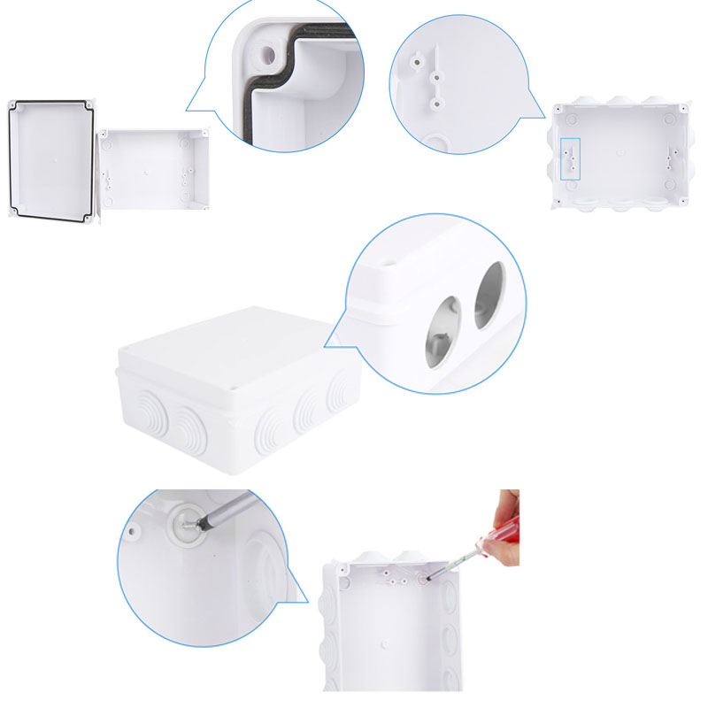 RA RT Grosir Plastik ABS IP65  - Outdoor Power Outlet Box ulasan dan harga