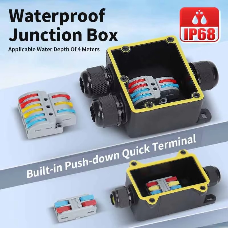 Kotak Sambungan Tahan Air IP68 - Outdoor Power Outlet Box ulasan dan harga