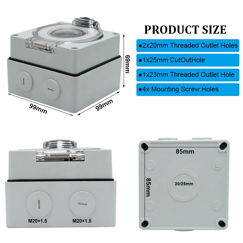 Kotak Saluran Masuk Daya RV Ge - Outdoor Power Receptacle Box ulasan dan harga