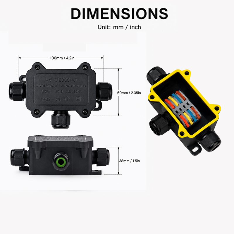 Kotak Sambungan Tahan Air IP68 - Outdoor Power Outlet Box ulasan dan harga