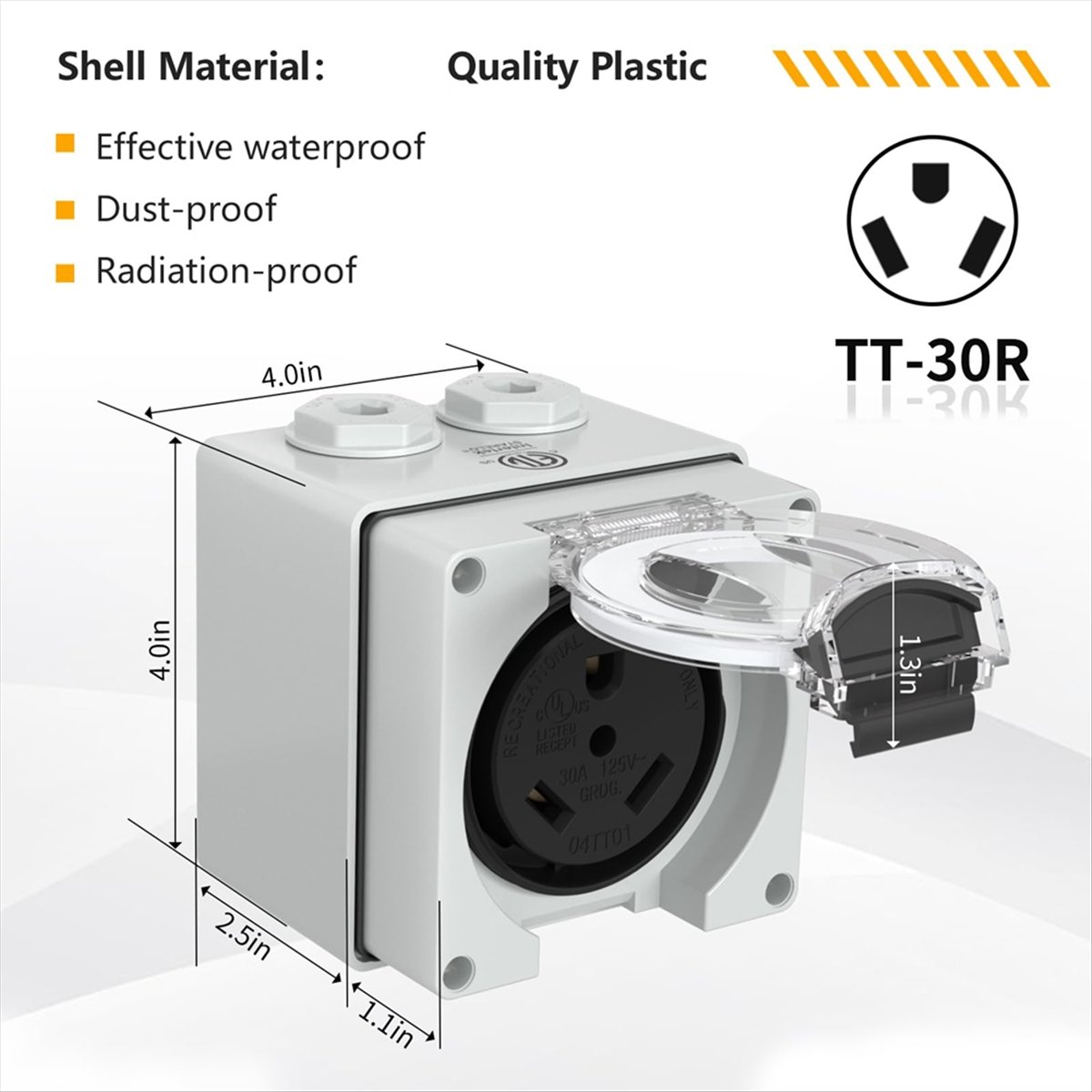 Kotak Stopkontak HHTL 30Amp, R - Outdoor Power Receptacle Box ulasan dan harga